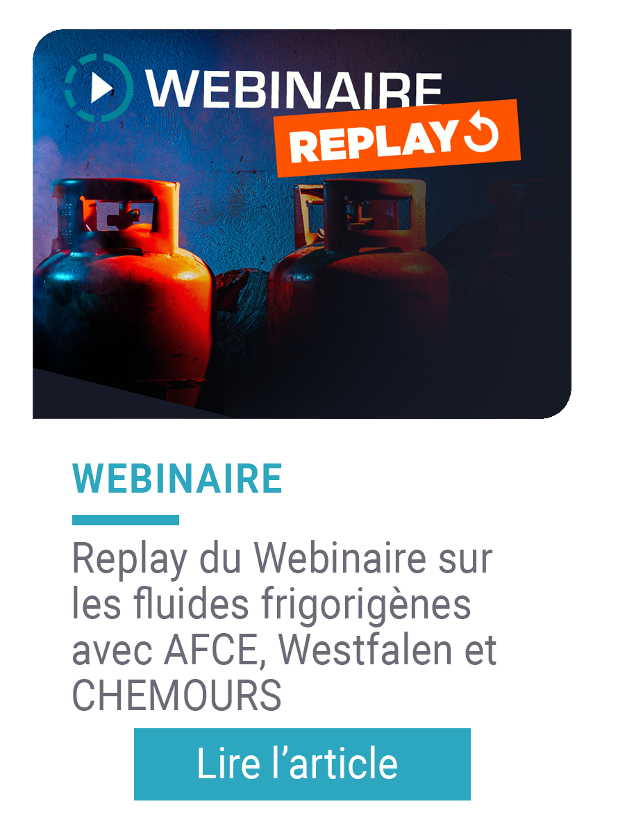 Webinaire sur les fluides frigorigènes